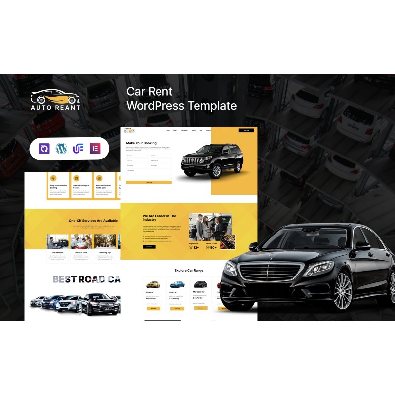 Autoreant - Car Rent And Car Dealer Multipurpose WordPress Theme