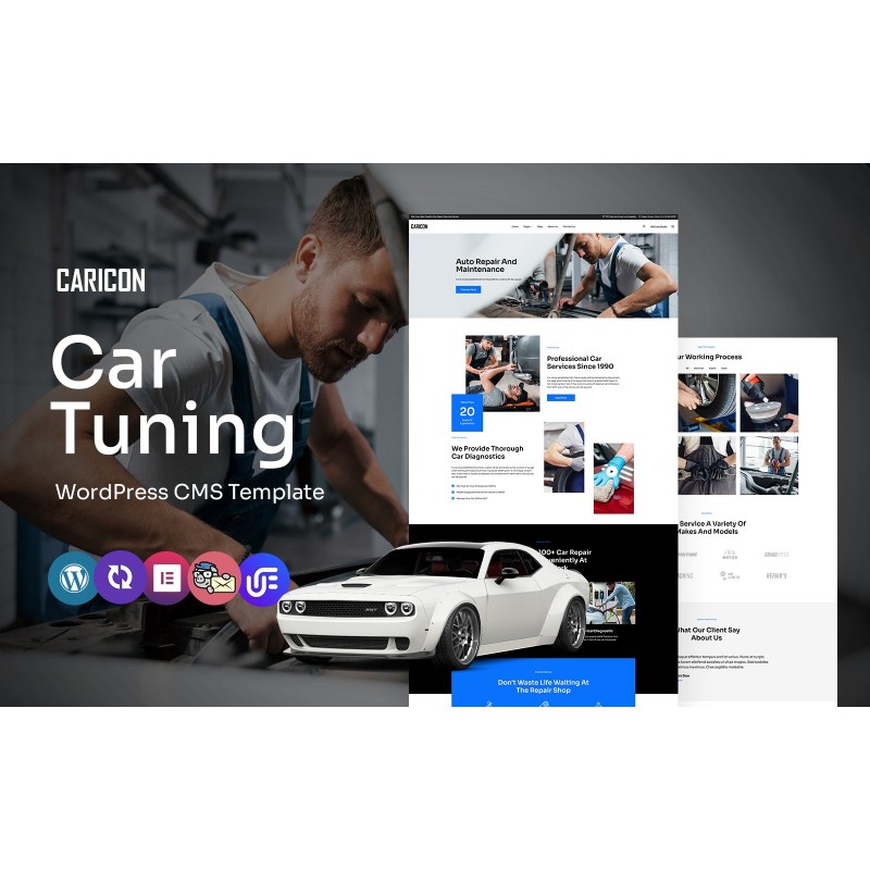 Caricon - Auto Tuning Multipurpose WordPress Elementor Theme