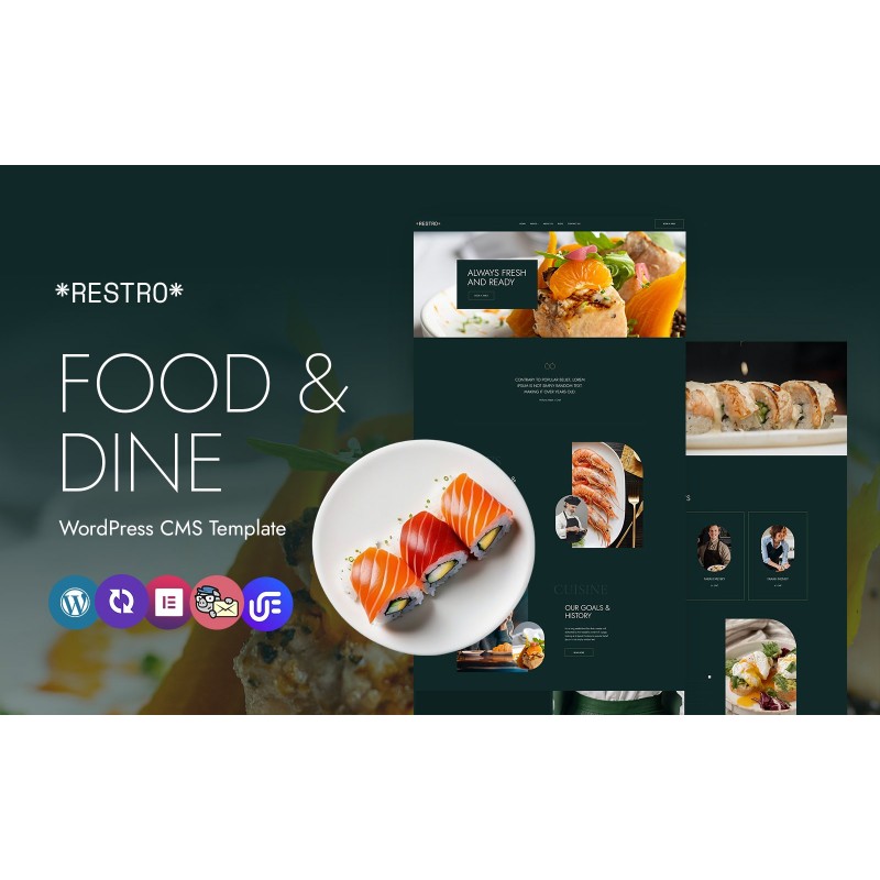 Restro -Cooking School And Restaurant Multipurpose WordPress Elementor Theme