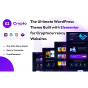 EZ Crypto news Cryptocurrency ICO & Bitcoin ,NFT Wordpress Eliminator Theme