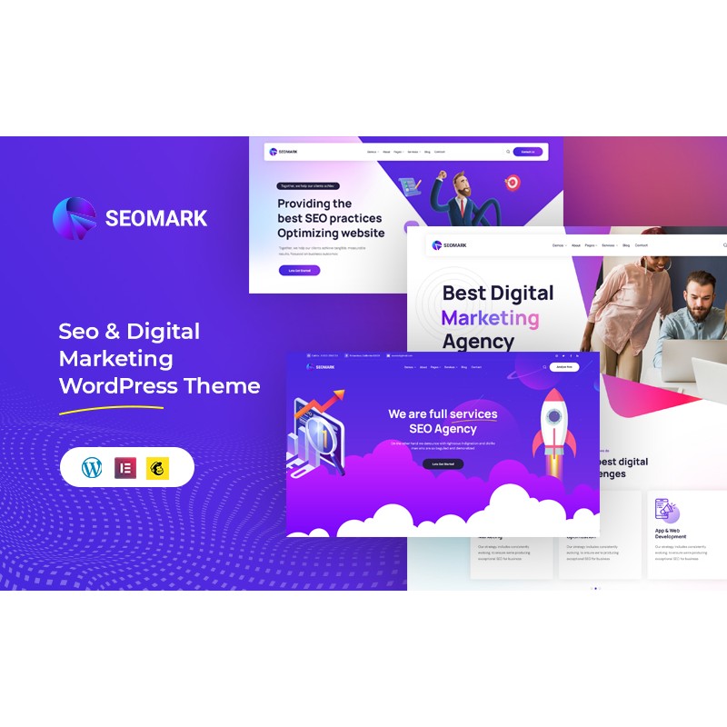 Seomark - Seo and Digital Marketing Agency WordPress Theme