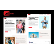 Fidio - Youtuber, Video Maker, and Video Editor Portfolio Elementor WordPress Theme