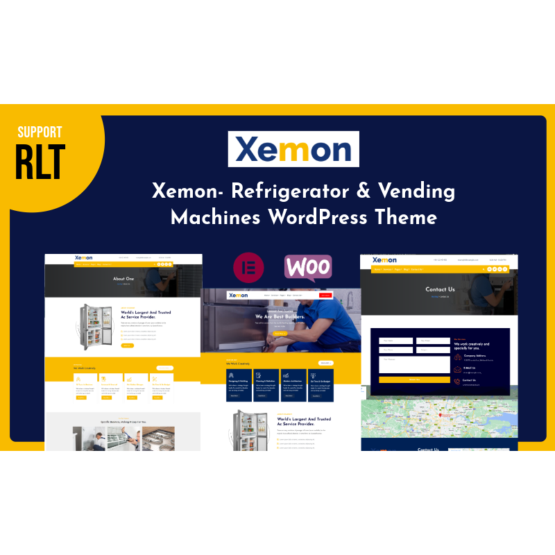 Xemon- Refrigerator & Vending Machines WordPress Theme