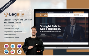 Legally - Lawyer and Law Firm Wordpress Theme