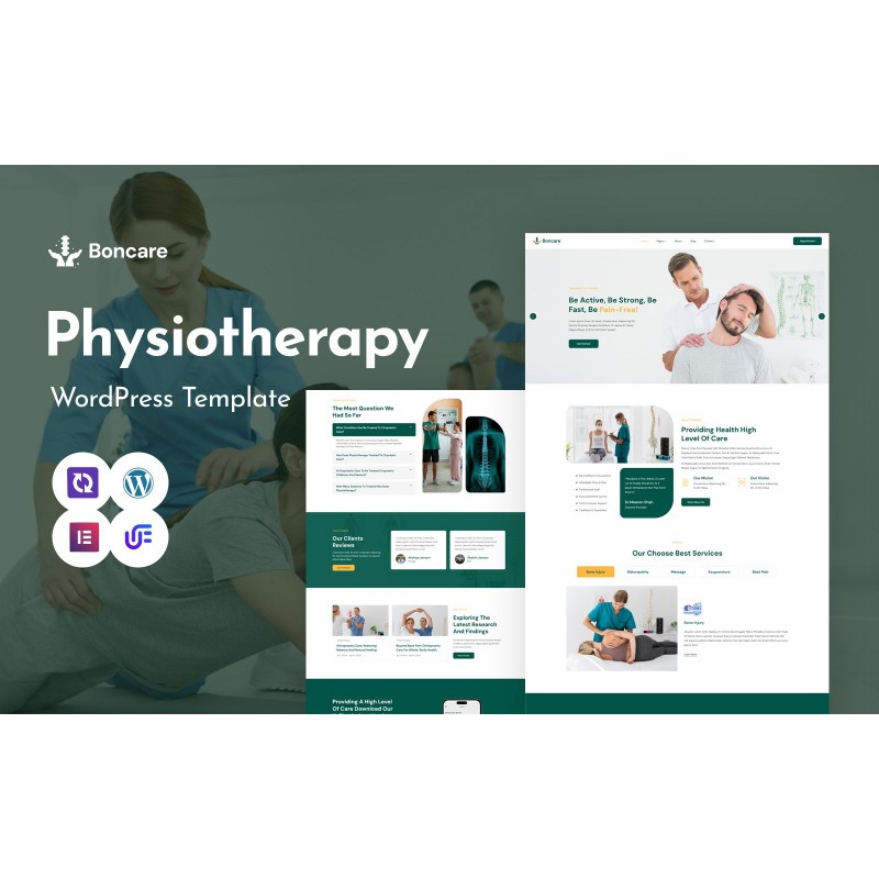 Boncare - Physiotherapy And Physical Therapy WordPress Elementor Theme
