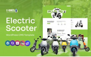 E-Bike - Electric Vehicle And Charging Station Multipurpose WordPress Elementor Theme
