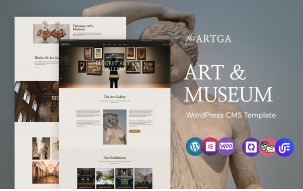 Theartga - Art Gallery And Museum WordPress Elementor Theme