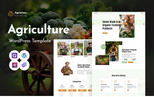 Agrarian - Agriculture And Organic Farm WordPress Elementor Theme