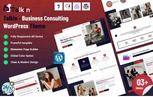 Talkin - Business Consulting WordPress Theme