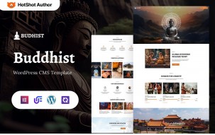 Budhist - Religion and Buddhist Multipurpose WordPress Elementor Theme
