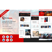 Workmac - Industrial and Steel work WordPress Theme