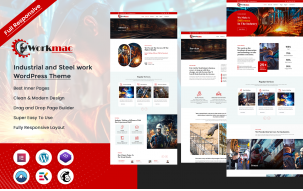 Workmac - Industrial and Steel work WordPress Theme