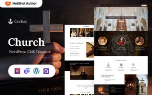 Godsay - Religion And Church WordPress Elementor Theme