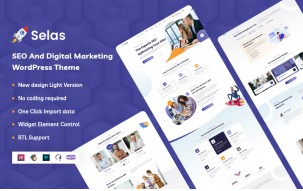 Selas - SEO And Digital Marketing WordPress Theme