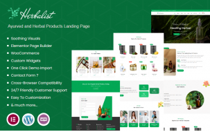 Herbalist - Ayurved and Herbal Products WordPress Theme