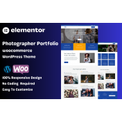 Photographer Portfolio WooCommerce WordPress Theme