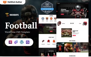 Rockboys - Football, Soccer And Sport Clubs Multipurpose WordPress Elementor Theme