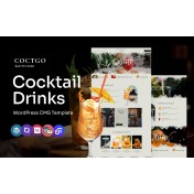Coctgo - Cocktail Bar Multipurpose WordPress Elementor Theme