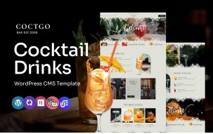 Coctgo - Cocktail Bar Multipurpose WordPress Elementor Theme