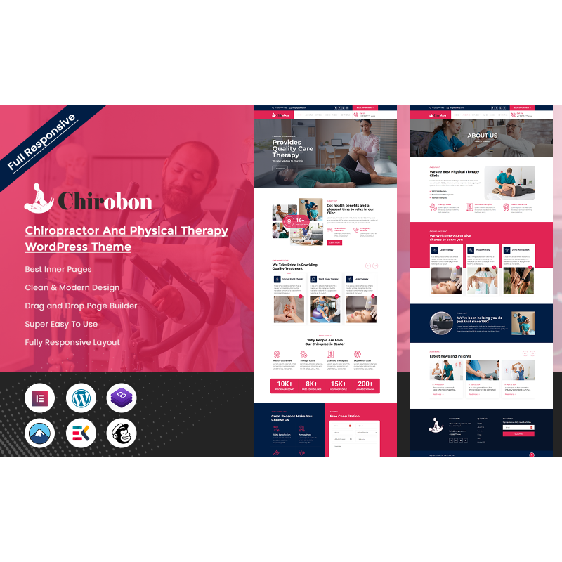 Chirobon - Chiropractor And Physical Therapy WordPress Theme