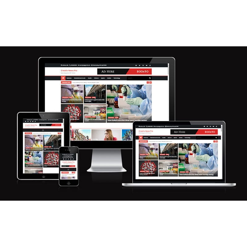 Creativ News Pro - Clean and Modern WordPress Theme
