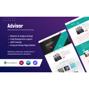 Premier Startup & Financial Advisory Elementor WordPress Theme