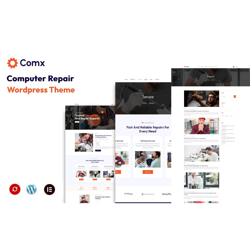 Comx - Computer Repair Wordpress Theme