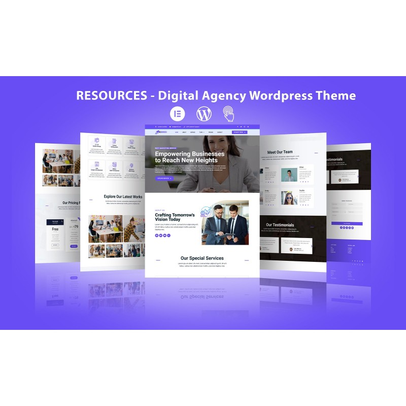 Resources - Digital Agency WordPress Theme