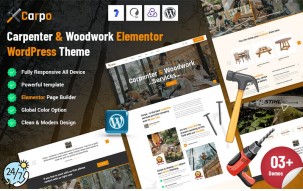 Carpo - Carpenter Elementor WordPress Theme