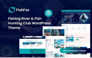 Fishfox &ndash; Fishing River & Fish Hunting Club WordPress Theme