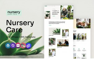 Nursery - Nursery Plant And Garden Multipurpose WordPress Elementor Theme