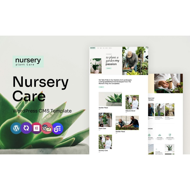 Nursery - Nursery Plant And Garden Multipurpose WordPress Elementor Theme