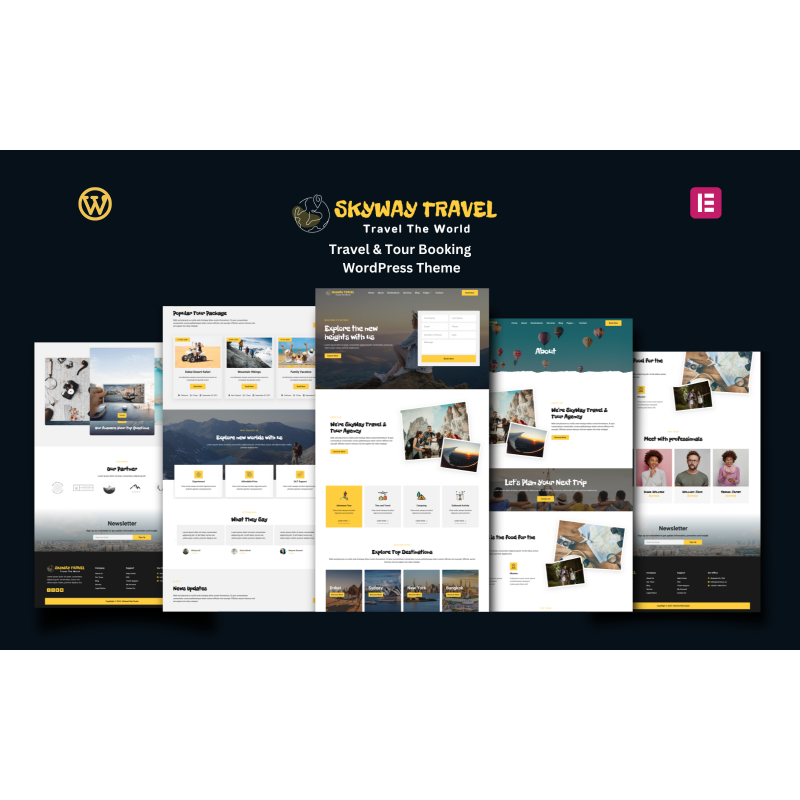 SkyWay - Travel and Tour Booking WordPress Theme