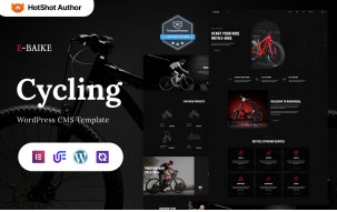 E-Baike - Cycling And Bicycle Shop WordPress Elementor Theme