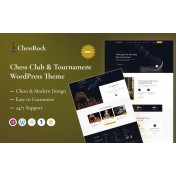 Chessrock &ndash; Chess Club & Tournament WordPress Theme