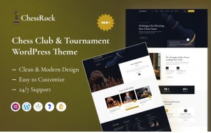 Chessrock &ndash; Chess Club & Tournament WordPress Theme
