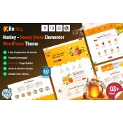 Honley - Honey Store Elementor WordPress Theme
