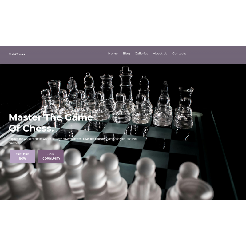 TishChess - Chess WordPress Theme