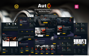Auto - Car Detailing and Repair Services WordPress Theme