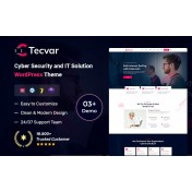 Tecvar &ndash; Cyber Security and IT Solution WordPress Theme