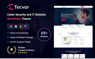 Tecvar &ndash; Cyber Security and IT Solution WordPress Theme