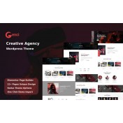 Genci - Creative Agency Wordpress Theme
