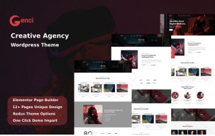 Genci - Creative Agency Wordpress Theme