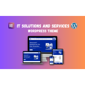 One Page IT Solutions and Services WordPress theme
