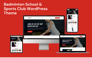 Badminton School & Sports Club WordPress Theme