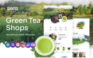 Grentea - Organic And healthy Tea Store Multipurpose WordPress Elementor Theme
