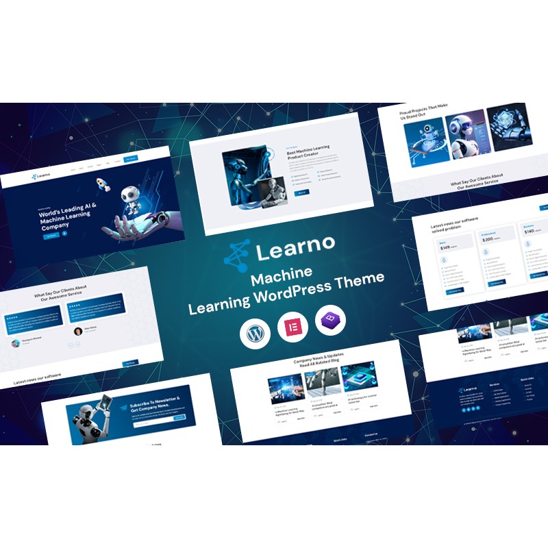 Learno &ndash; Machine Learning and AI WordPress Theme
