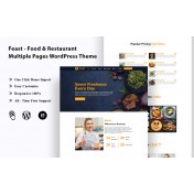 Wixfeast - Food & Restaurant Multiple Pages WordPress Theme