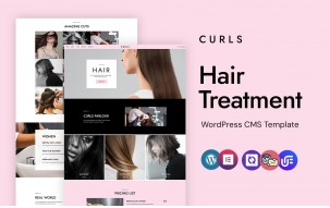 Curls - The Ultimate Hair Care and Treatment WordPress Elementor Theme