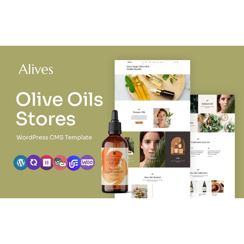 Alives - Olive Oil Multipurpose WordPress Elementor Theme